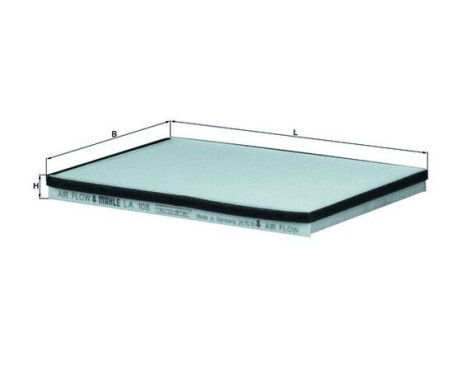 Filter, interior air LA 108 Mahle, Image 2