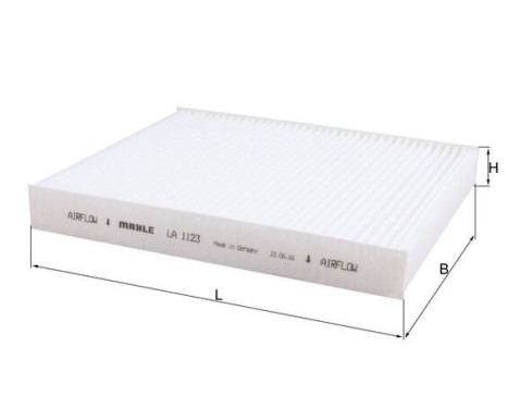 Filter, interior air LA 1123 Mahle