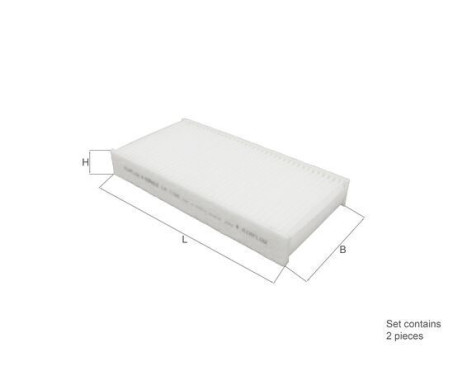 Filter, interior air LA 1156/S Mahle