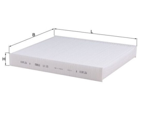 Filter, interior air LA 120 Mahle, Image 2