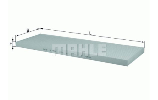 Filter, interior air LA 123 Mahle
