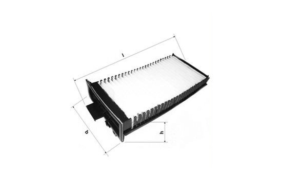 Filter, interior air LA 127 Mahle