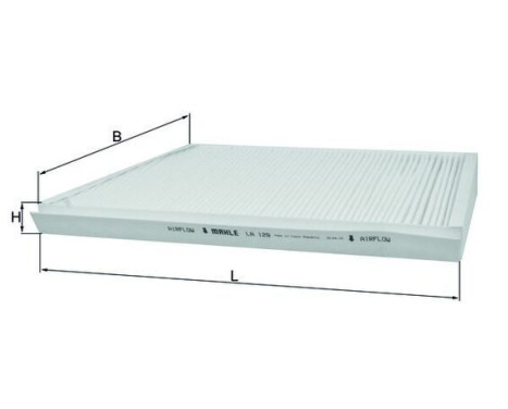 Filter, interior air LA 129 Mahle, Image 2