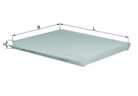 Filter, interior air LA 142 Mahle