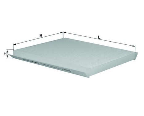 Filter, interior air LA 142 Mahle