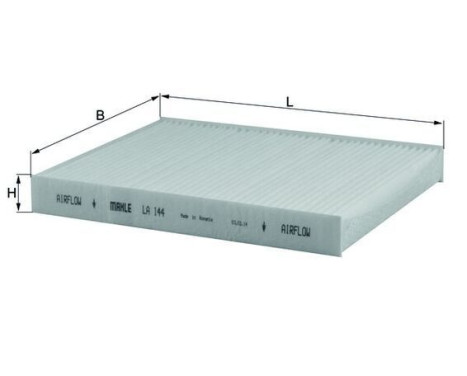 Filter, interior air LA 144 Mahle, Image 2