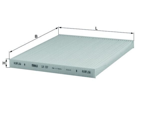 Filter, interior air LA 157 Mahle, Image 2