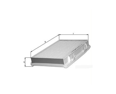 Filter, interior air LA 19 Mahle