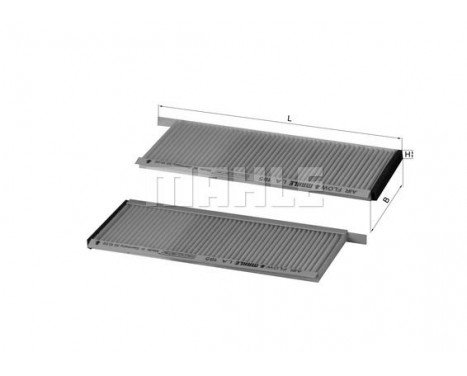 Filter, interior air LA 195/S Mahle