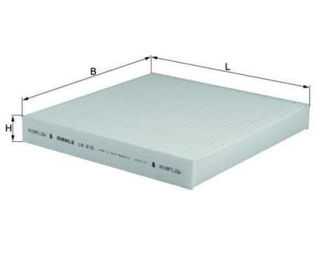 Filter, interior air LA 216 Mahle, Image 2
