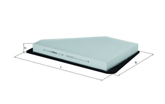 Filter, interior air LA 287 Mahle