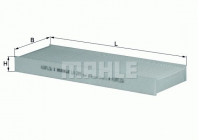 Filter, interior air LA 289 Mahle