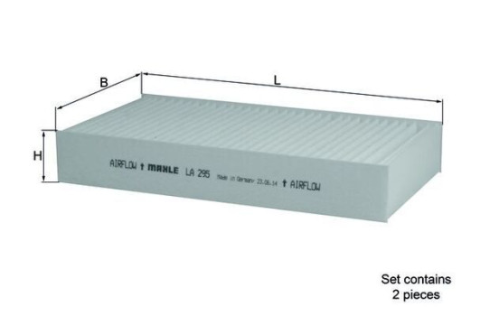 Filter, interior air LA 295/S Mahle