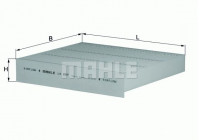 Filter, interior air LA 297 Mahle