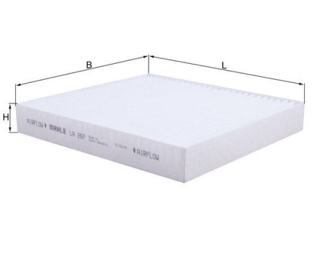 Filter, interior air LA 297 Mahle, Image 2