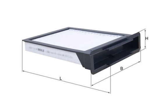 Filter, interior air LA 304 Mahle, Image 2