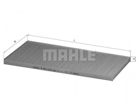 Filter, interior air LA 34 Mahle