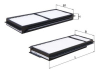 Filter, interior air LA 346/S Mahle