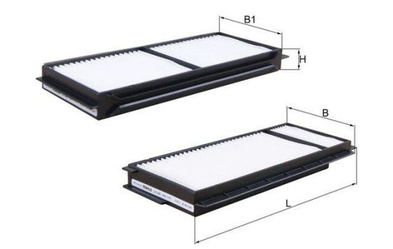 Filter, interior air LA 346/S Mahle
