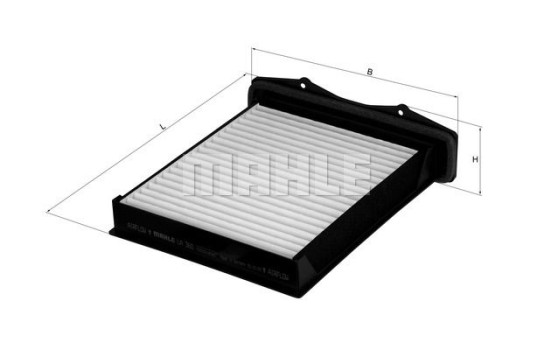 Filter, interior air LA 360 Mahle
