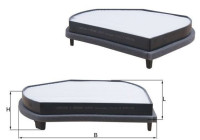 Filter, interior air LA 371 Mahle