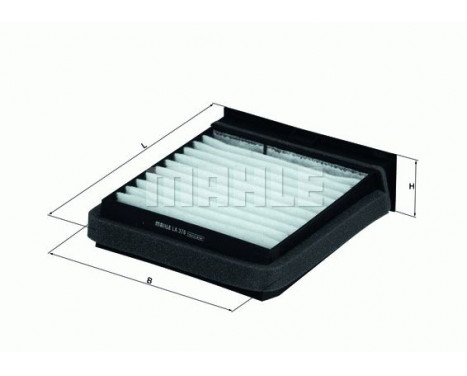 Filter, interior air LA 376 Mahle