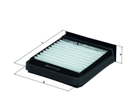 Filter, interior air LA 376 Mahle, Image 2
