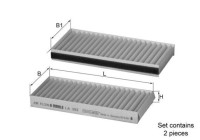 Filter, interior air LA 392/S Mahle