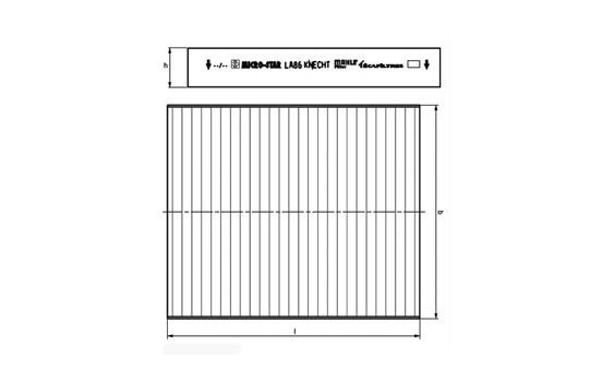 Filter, interior air LA 395 Mahle