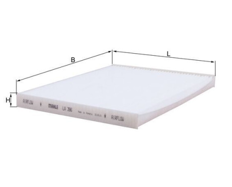Filter, interior air LA 396 Mahle, Image 2