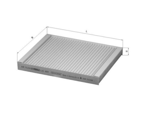 Filter, interior air LA 401 Mahle, Image 2