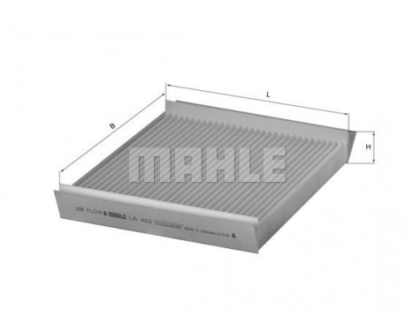 Filter, interior air LA 403 Mahle, Image 2