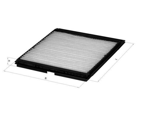 Filter, interior air LA 404 Mahle, Image 2