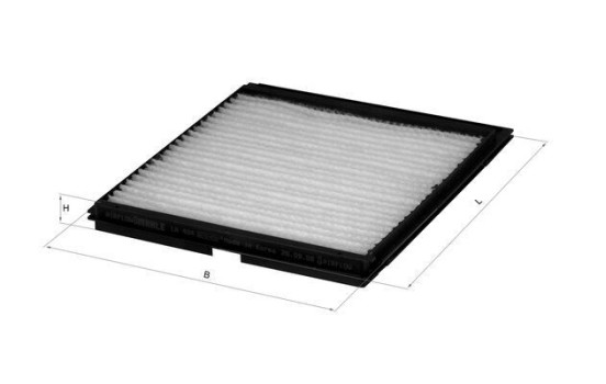 Filter, interior air LA 404 Mahle, Image 2