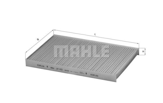 Filter, interior air LA 422 Mahle