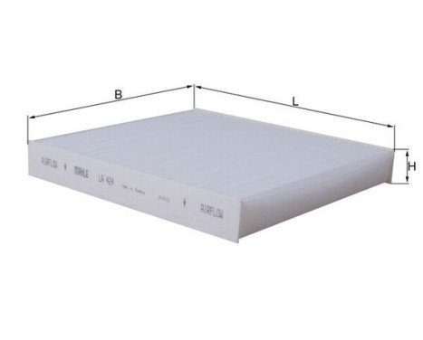 Filter, interior air LA 424 Mahle, Image 2