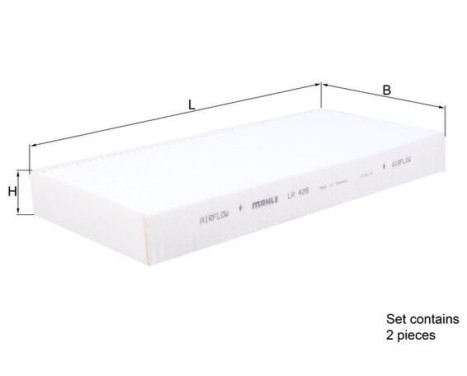 Filter, interior air LA 426/S Mahle