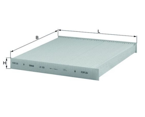 Filter, interior air LA 430 Mahle