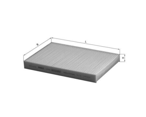 Filter, interior air LA 439 Mahle, Image 2