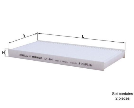 Filter, interior air LA 444/S Mahle