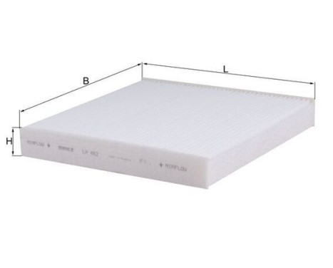 Filter, interior air LA 462 Mahle, Image 2