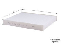 Filter, interior air LA 467/S Mahle