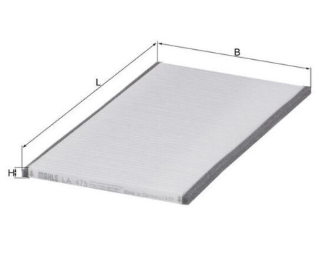 Filter, interior air LA 475 Mahle, Image 2