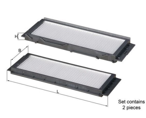 Filter, interior air LA 501/S Mahle