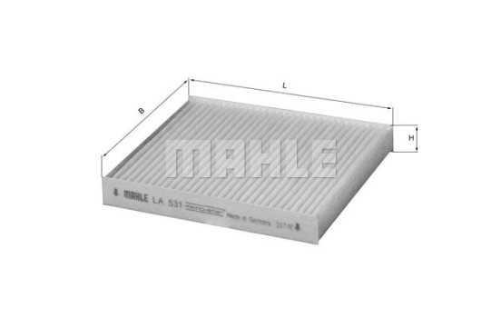 Filter, interior air LA 531 Mahle