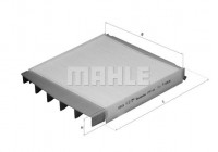 Filter, interior air LA 54 Mahle
