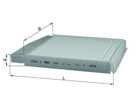 Filter, interior air LA 54 Mahle, Image 2