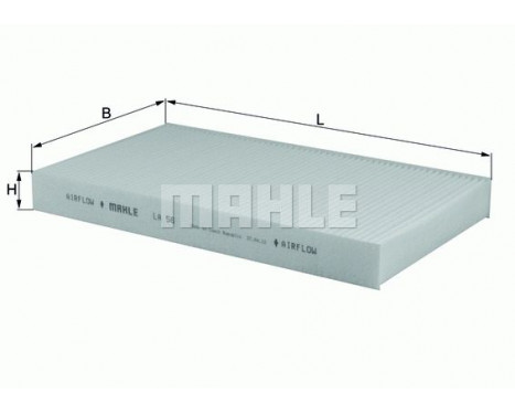 Filter, interior air LA 56 Mahle