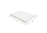 Filter, interior air LA 587 Mahle