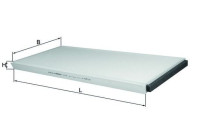 Filter, interior air LA 62 Mahle